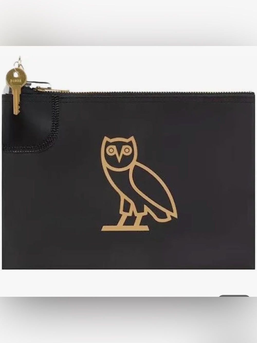 OVO Black Money Bag with lock and key